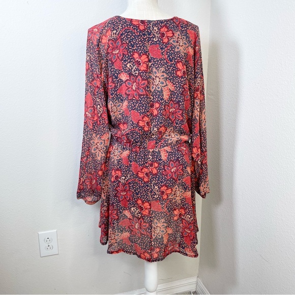 Free People Teegan Floral Long Sleeve Minidress - Picture 3 of 13